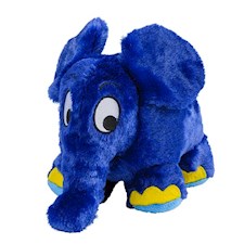 Wärme-Stofftier blauer Elefant