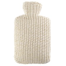 Wärmeflasche mit Strickbezug Lurex